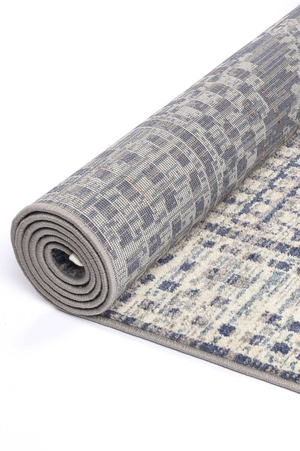 Inca Jauja Blue Contemporary Rug - INCA09 – view 4