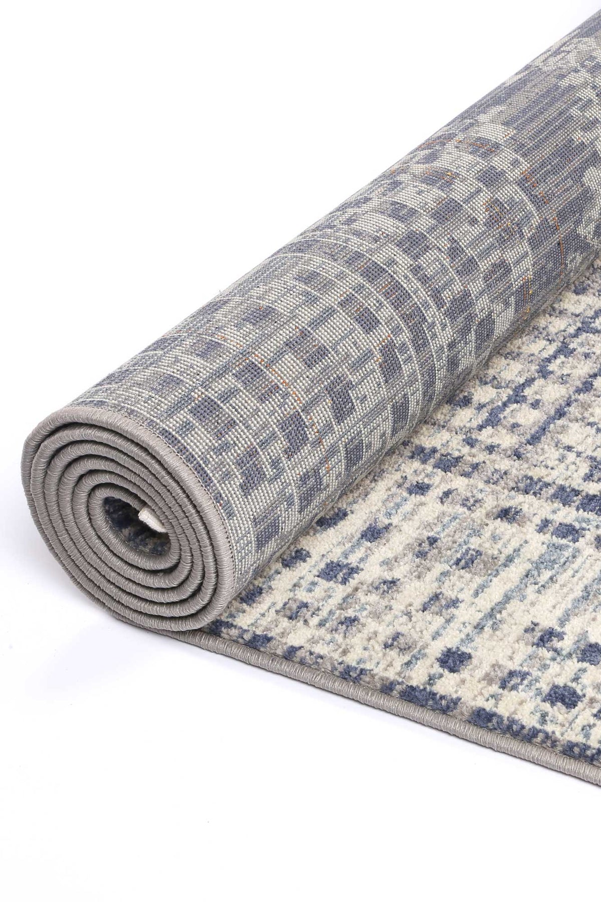 Inca Jauja Blue Contemporary Rug - INCA09 – view 4
