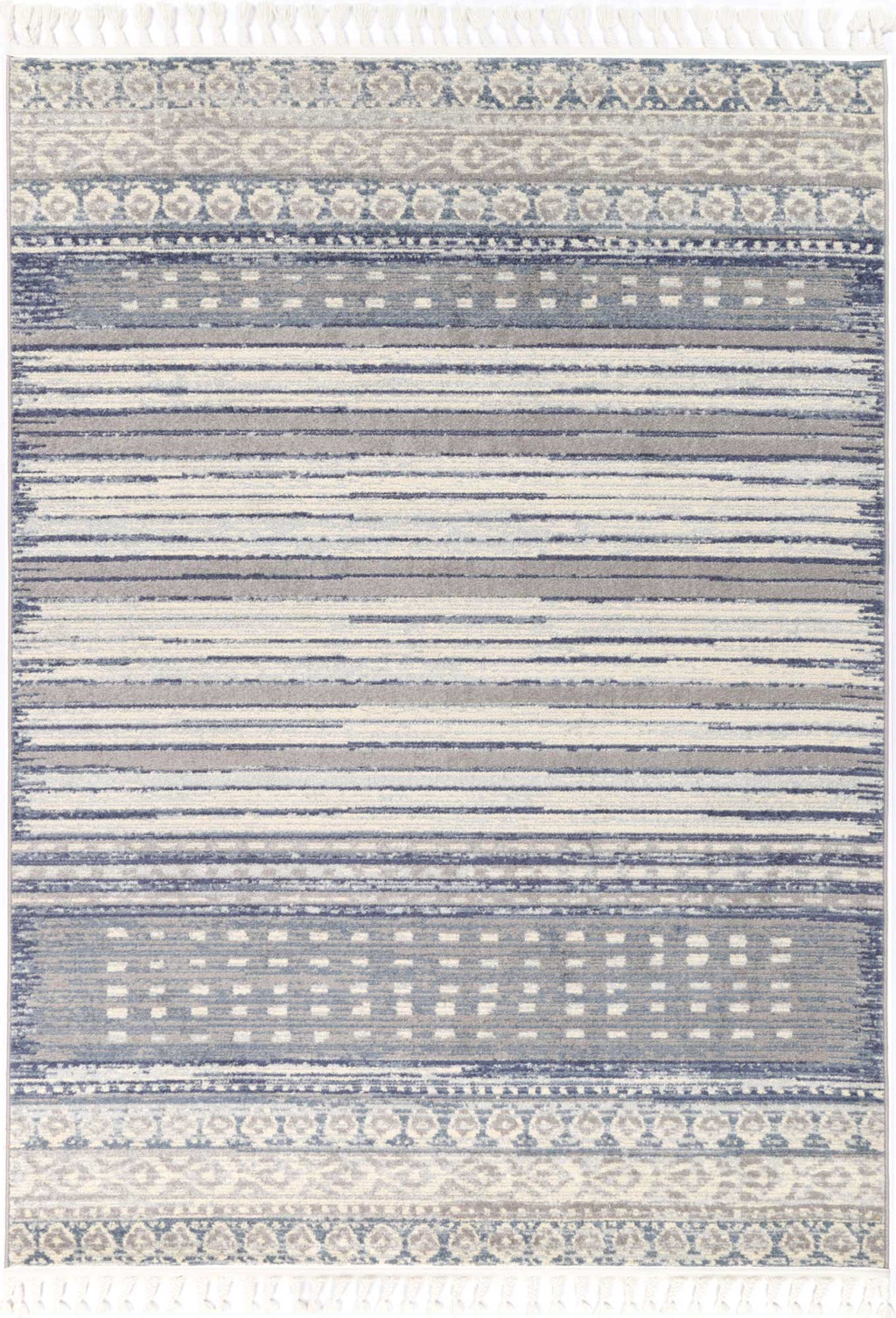 Inca Cajamarca Blue Contemporary Rug - INCA10 full product view