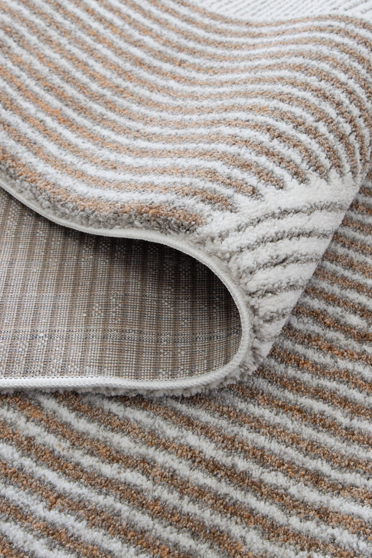 Indulgence Geo Lines Beige Grey Rug - INDU002 – view 6