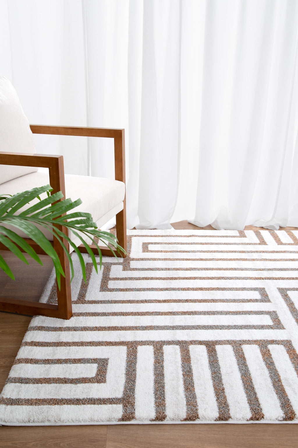 Indulgence Maze Cream Rug - INDU003 – view 3