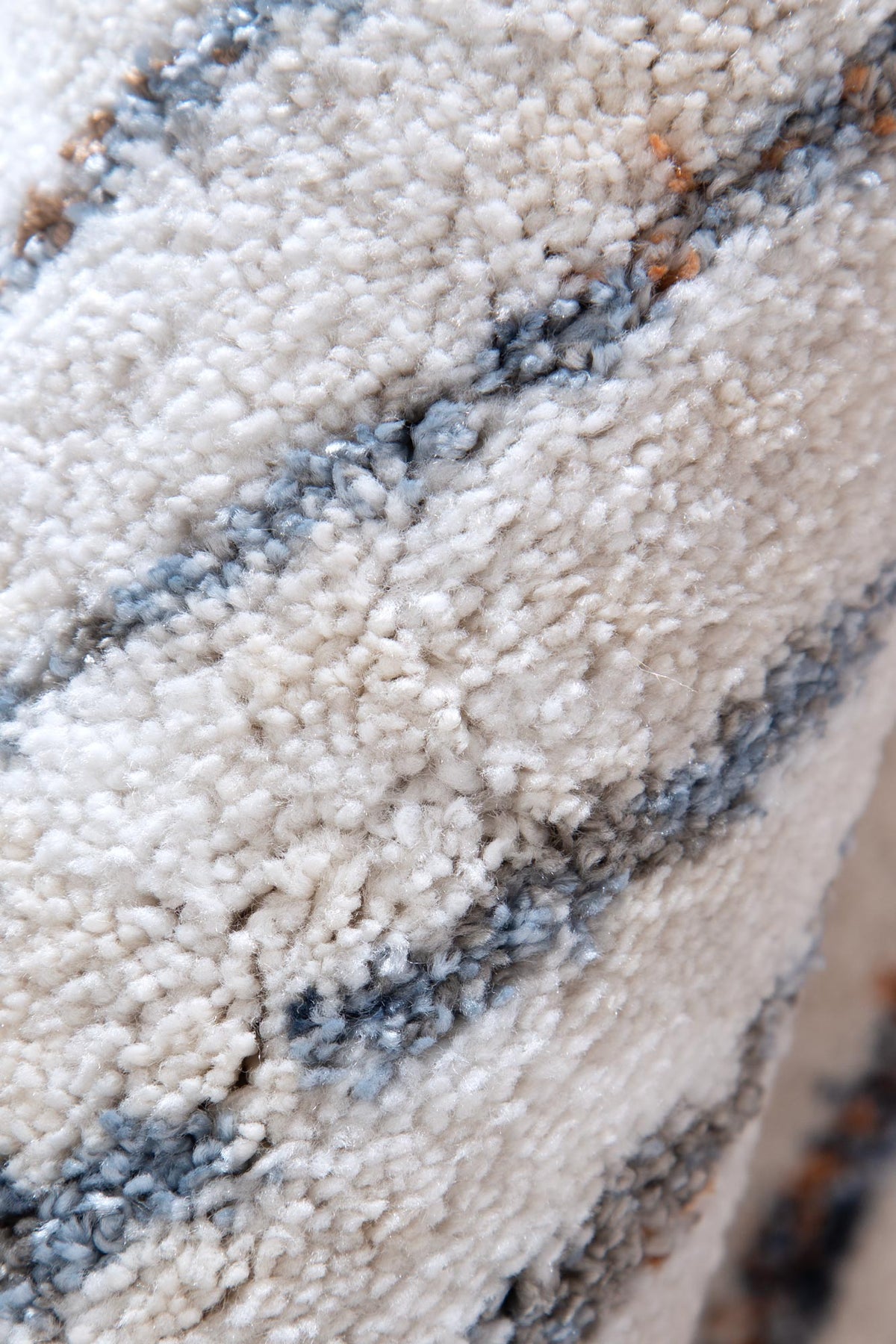 Indulgence Distressed Lines Blue Rug - INDU005 – view 4