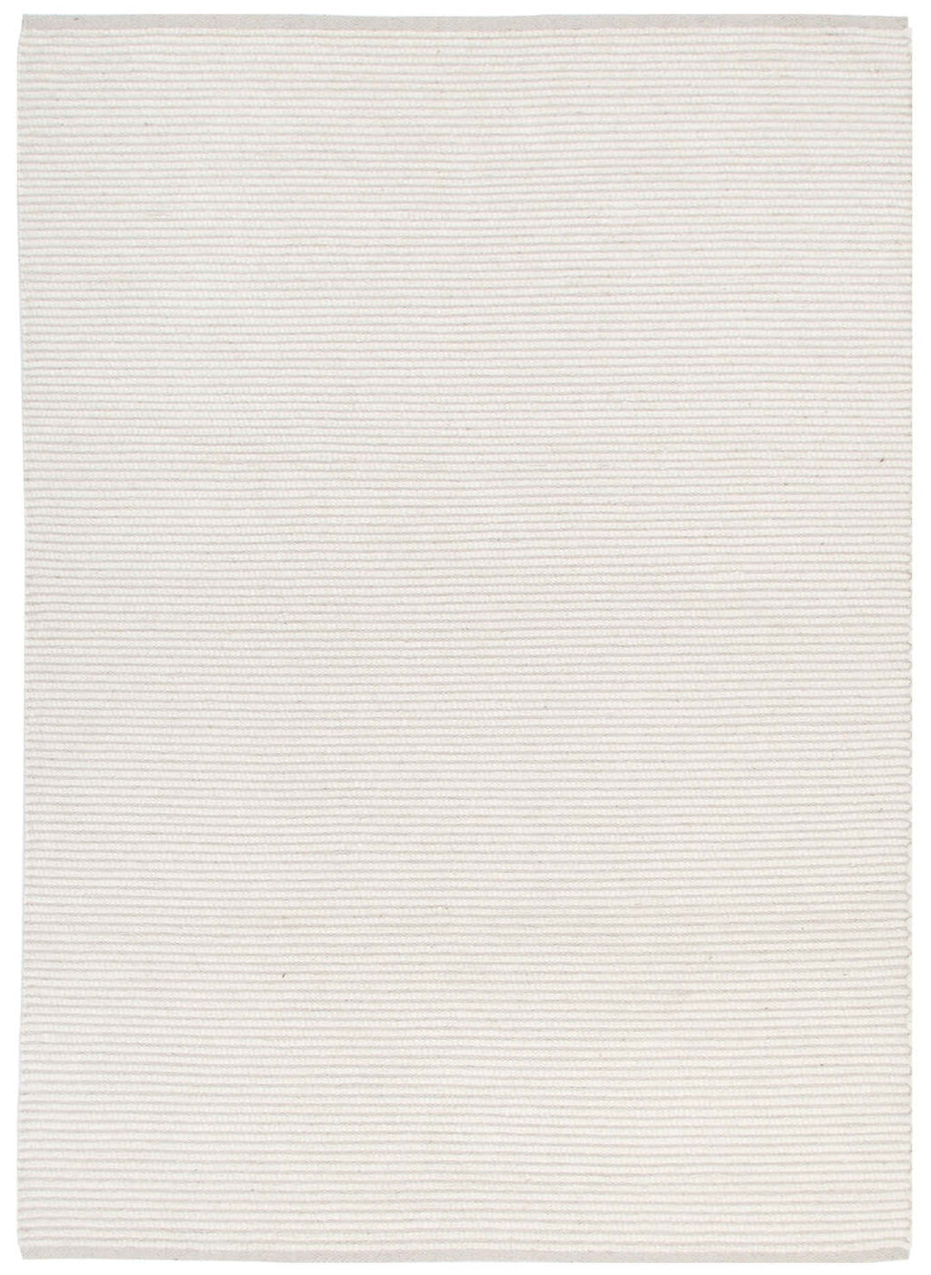 Nature Ivory recycled wool rug - full view