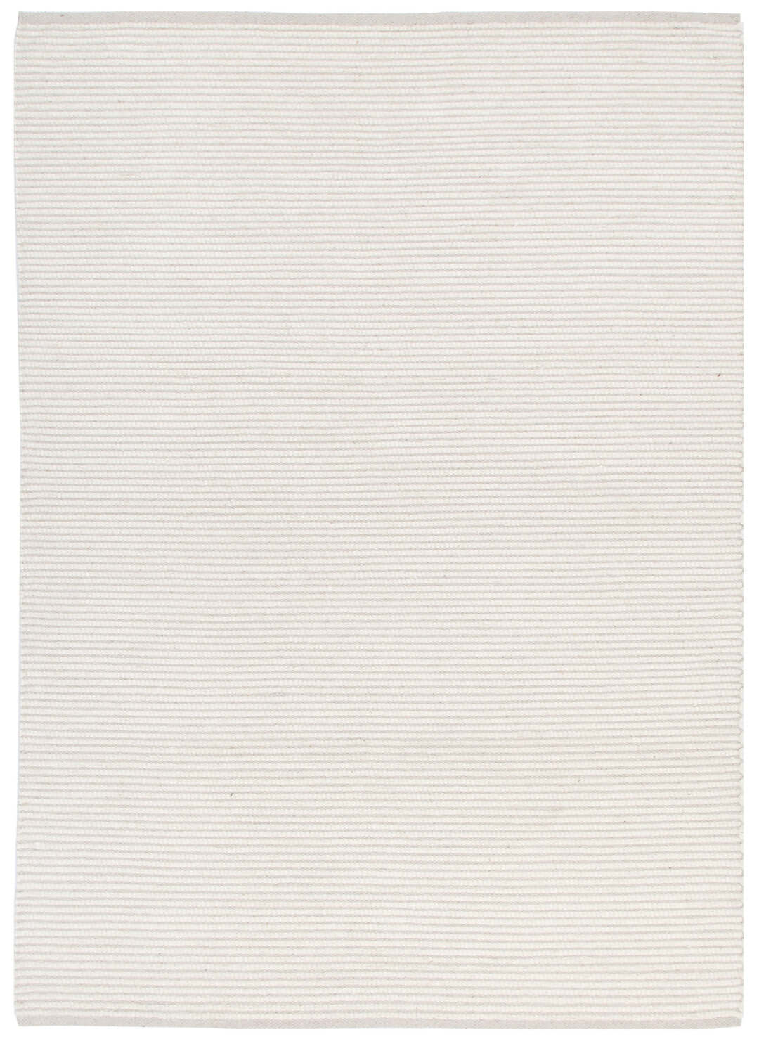 Nature Ivory recycled wool rug - full view