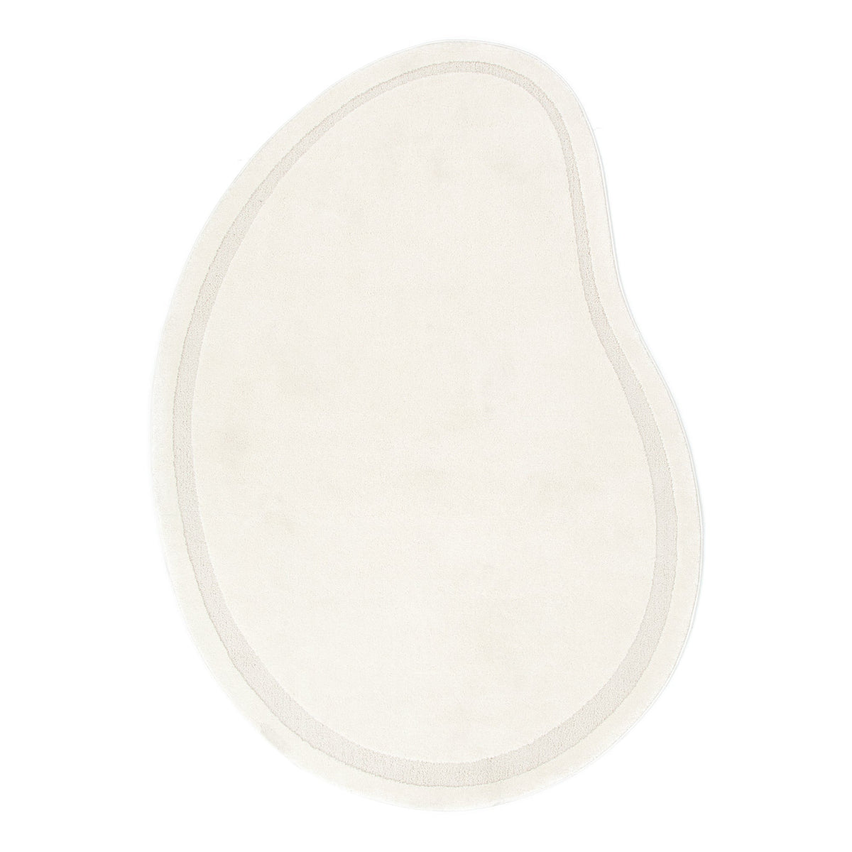 Nessa N400 Ivory Jellybean Rug – view 2