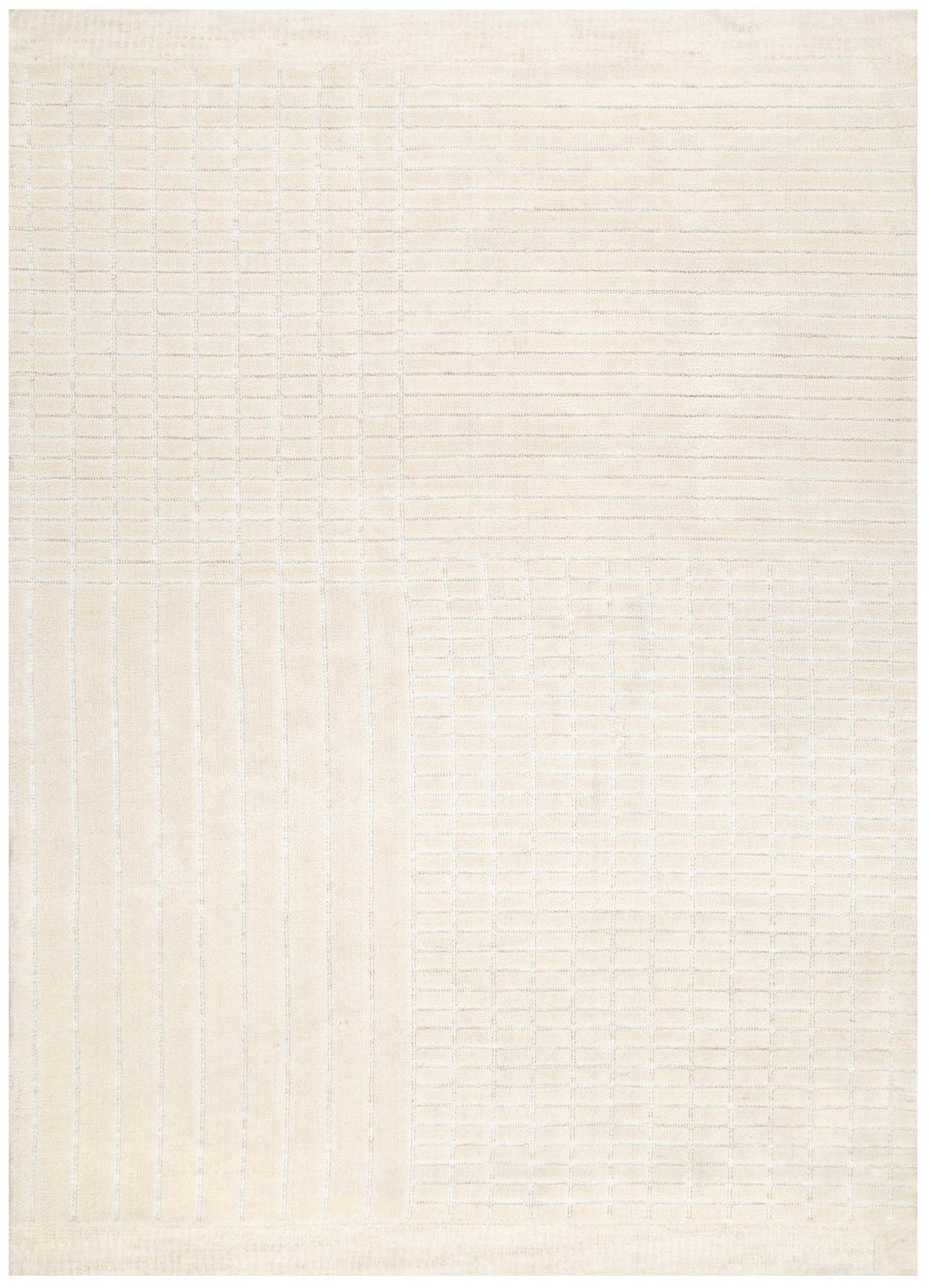 Canyon Ivory Carved Rug - CANYON05 – view 2