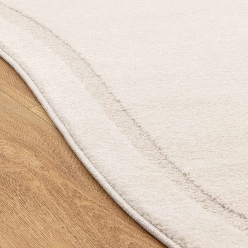 Nessa N400 Ivory Jellybean Rug – view 3