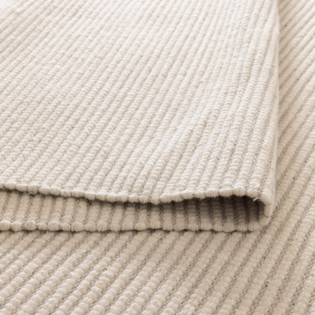 Nature Ivory recycled wool rug - alternate view
