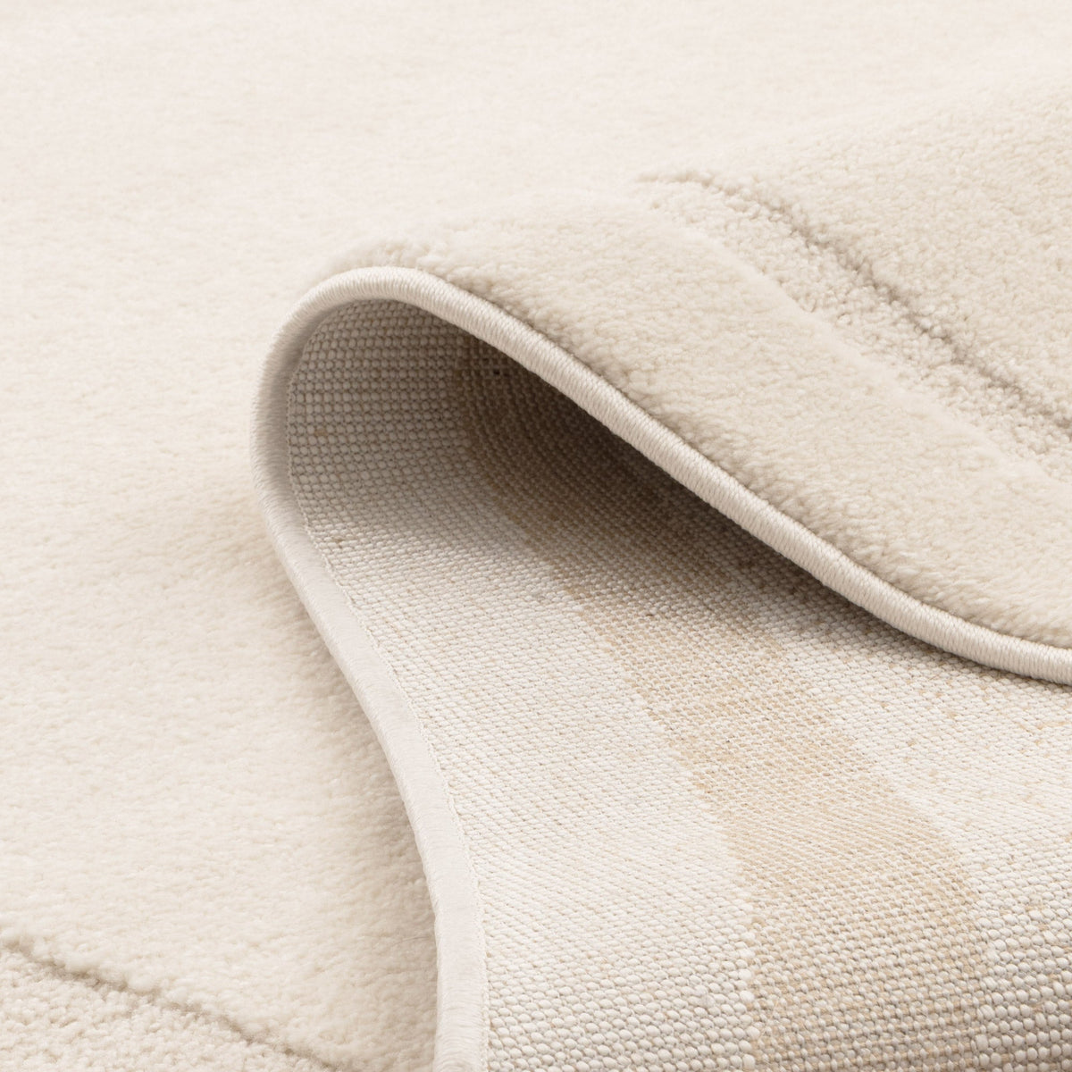 Nessa N400 Ivory Jellybean Rug – view 4