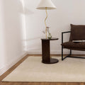 Sedona Ivory Border wool rug - room setting