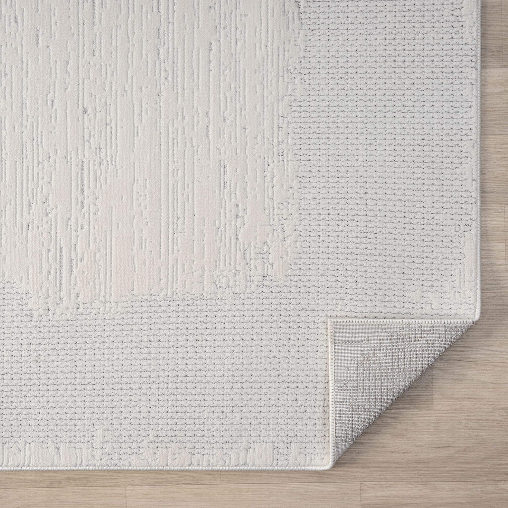 Ivory Hallway Runner Rug with plush, non-shed pile and all-side binding. Power-loomed in Türkiye for durable, easy-care style in busy corridors.