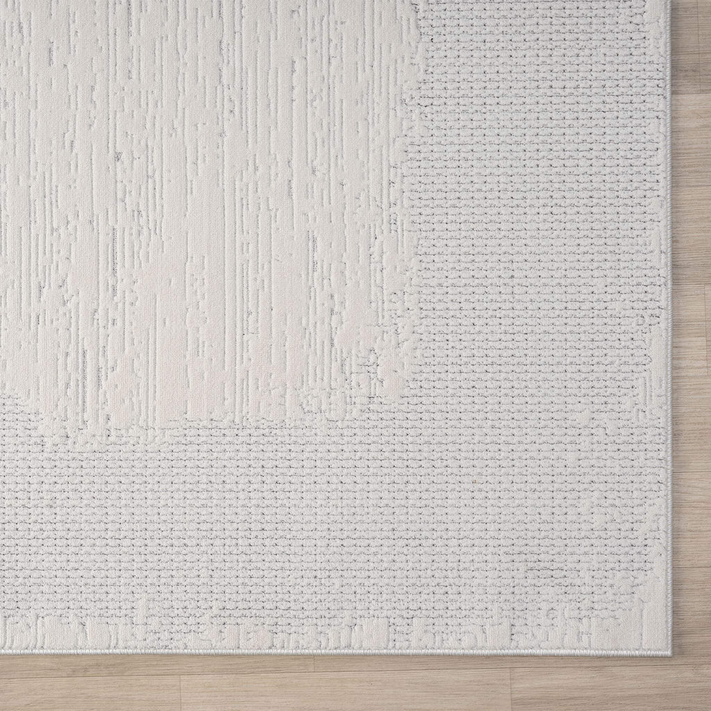 Ivory Hallway Runner Rug with plush, non-shed pile and all-side binding. Power-loomed in Türkiye for durable, easy-care style in busy corridors.