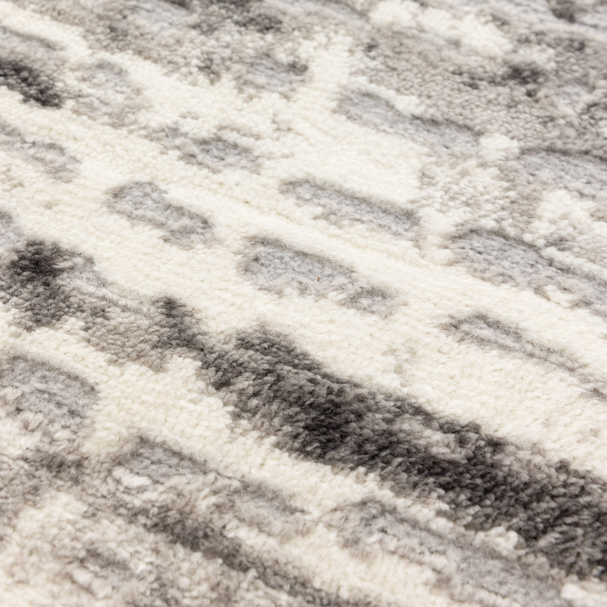 Jade Distressed Lines Grey Rug - JADE002 – view 6