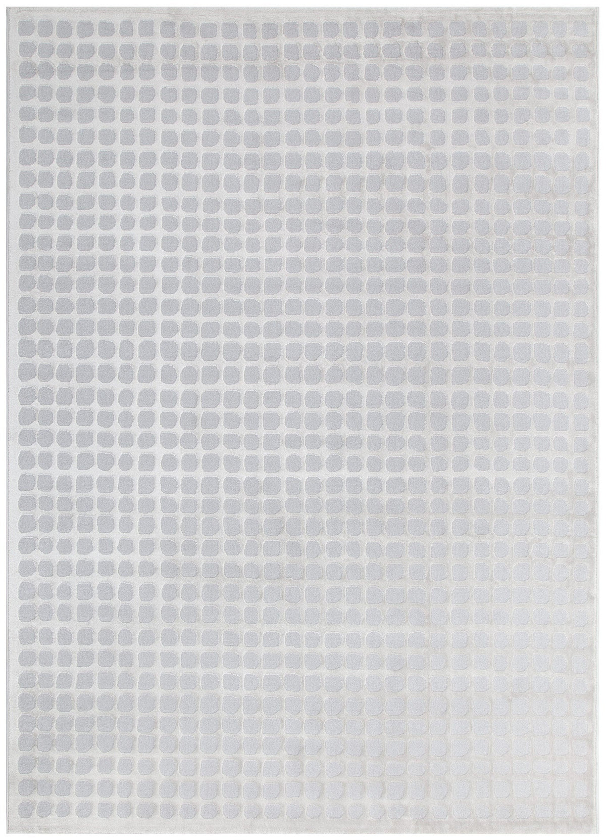Jade Geometric Shapes Grey Rug - JADE006 – view 2