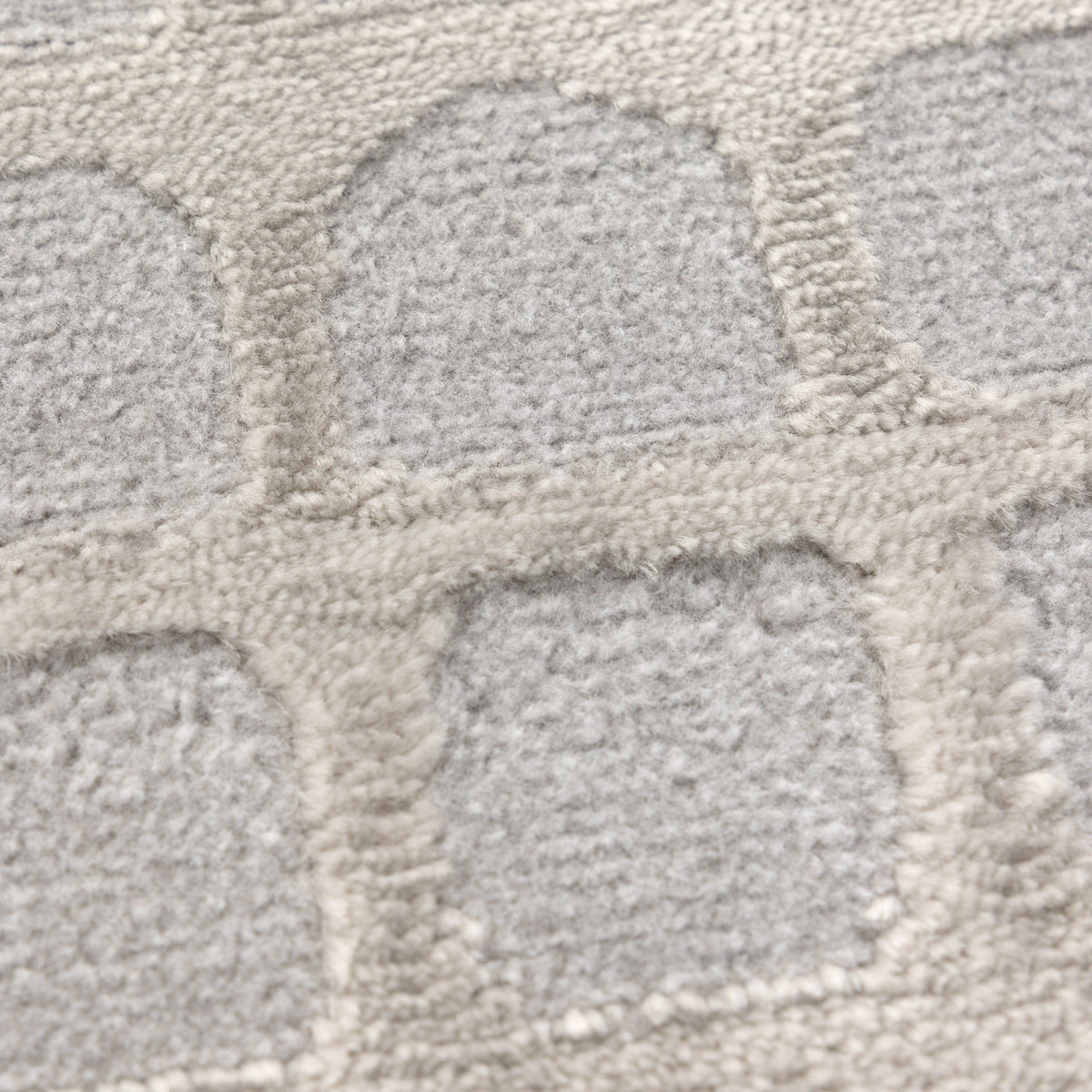 Jade Geometric Shapes Grey Rug - JADE006 – view 6
