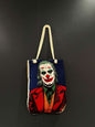 Joker Vibes Tote Bag-Turn heads with the Joker Vibes Tote Bag! A bold, artistic design inspired by the iconic character, perfect for fans and everyday use. Durable and unique.-Bazaar G Rugs N Gifts