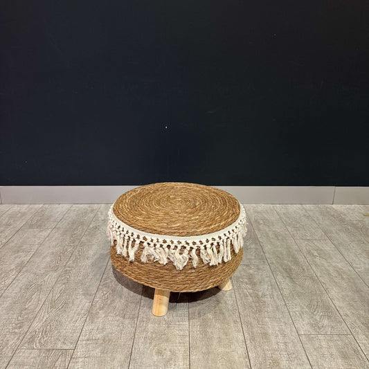 Jute Pouf Stool