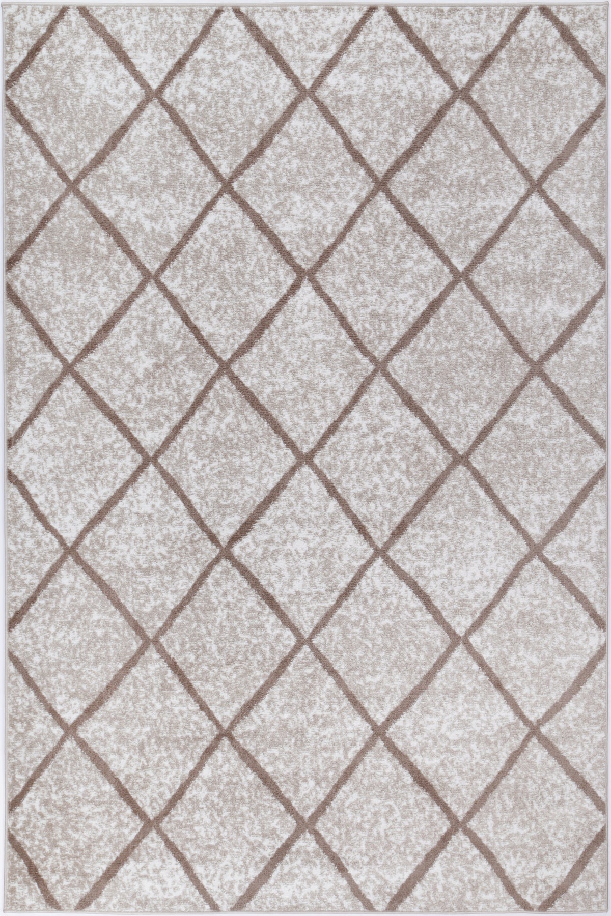 Kimberley Trellis Latte Contemporary Rug - 1LATT – view 2