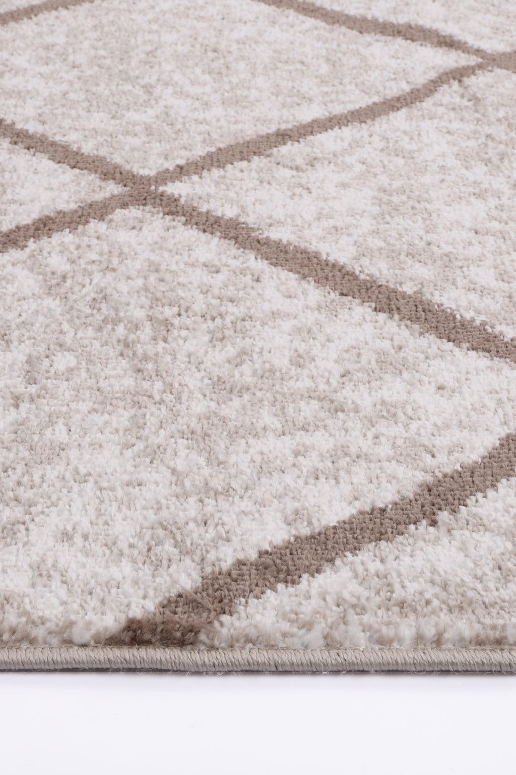 Kimberley Trellis Latte Contemporary Rug - 1LATT – view 3