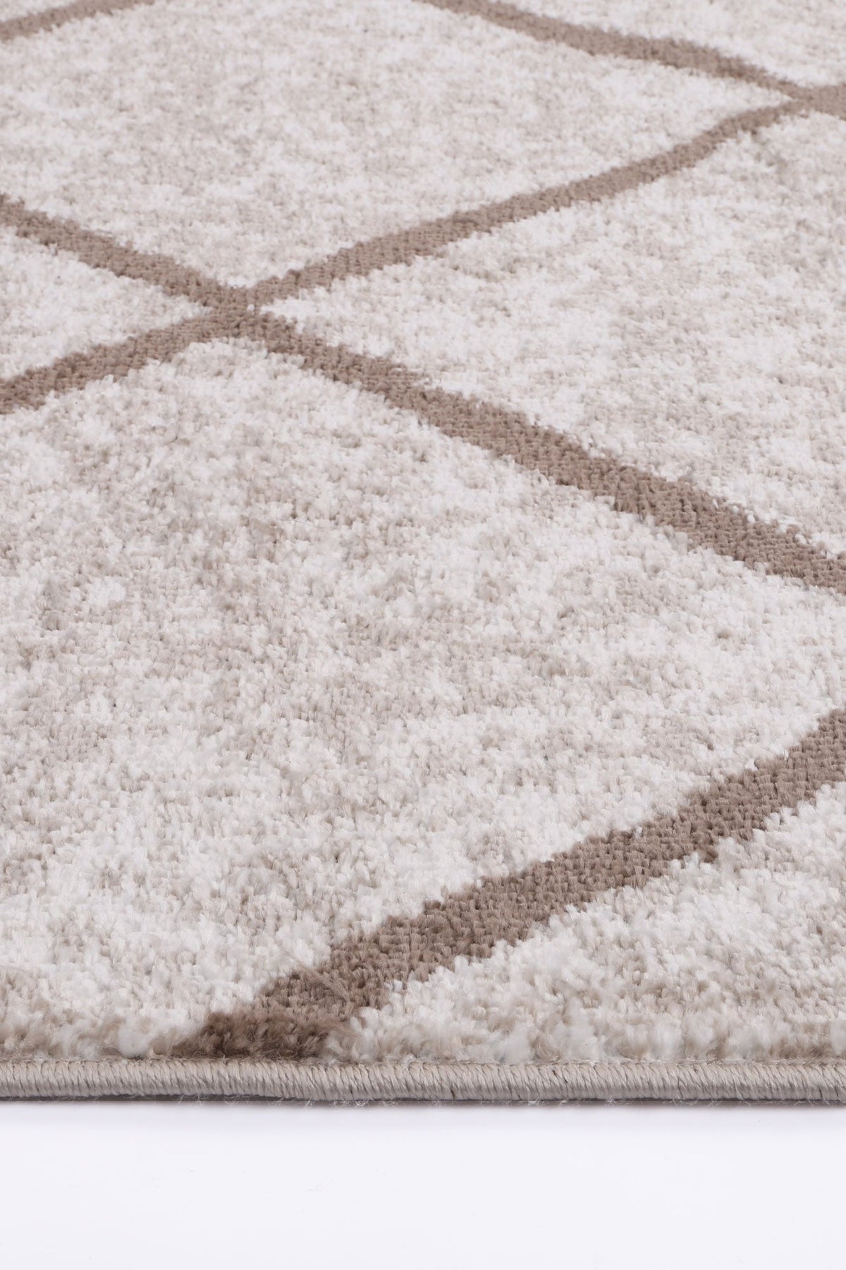 Kimberley Trellis Latte Contemporary Rug - 1LATT – view 3