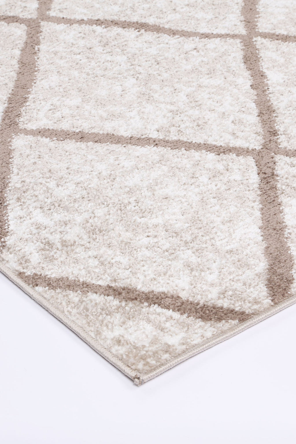 Kimberley Trellis Latte Contemporary Rug - 1LATT – view 4