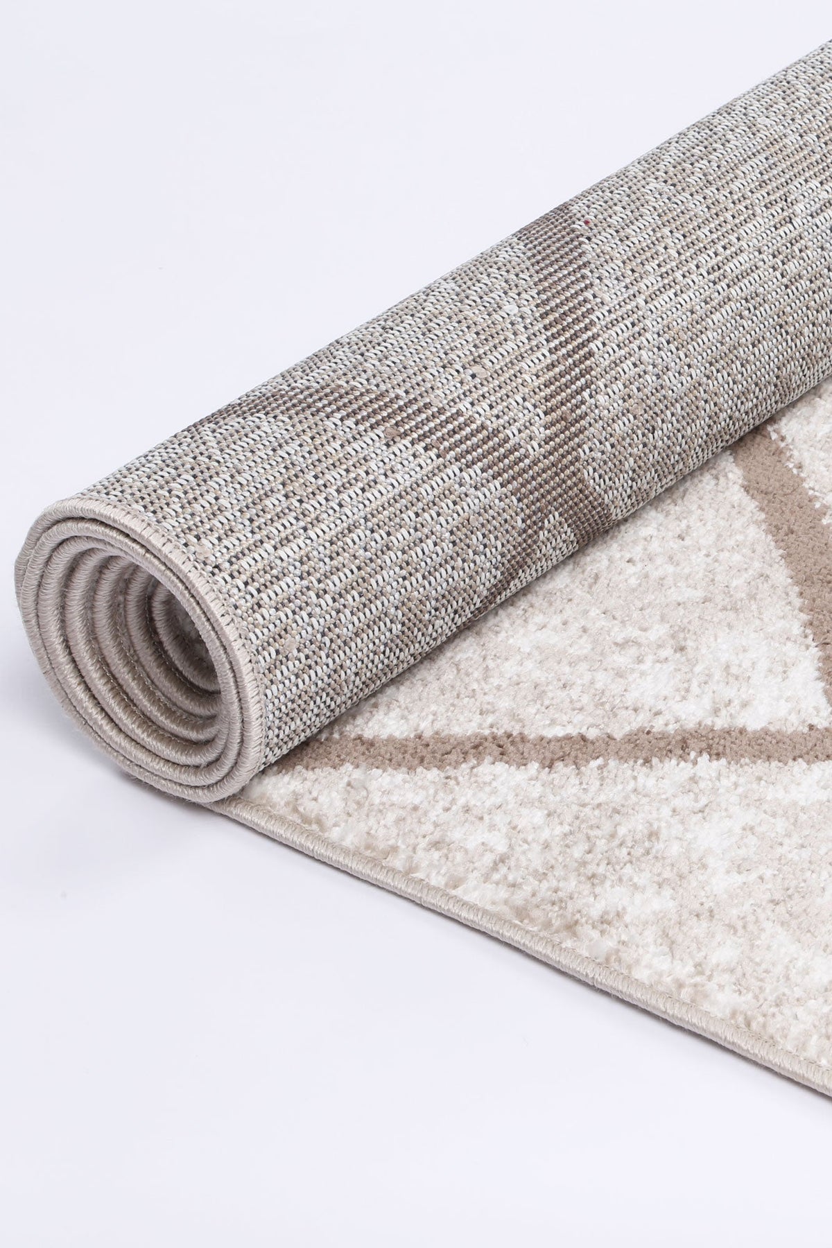 Kimberley Trellis Latte Contemporary Rug - 1LATT – view 5