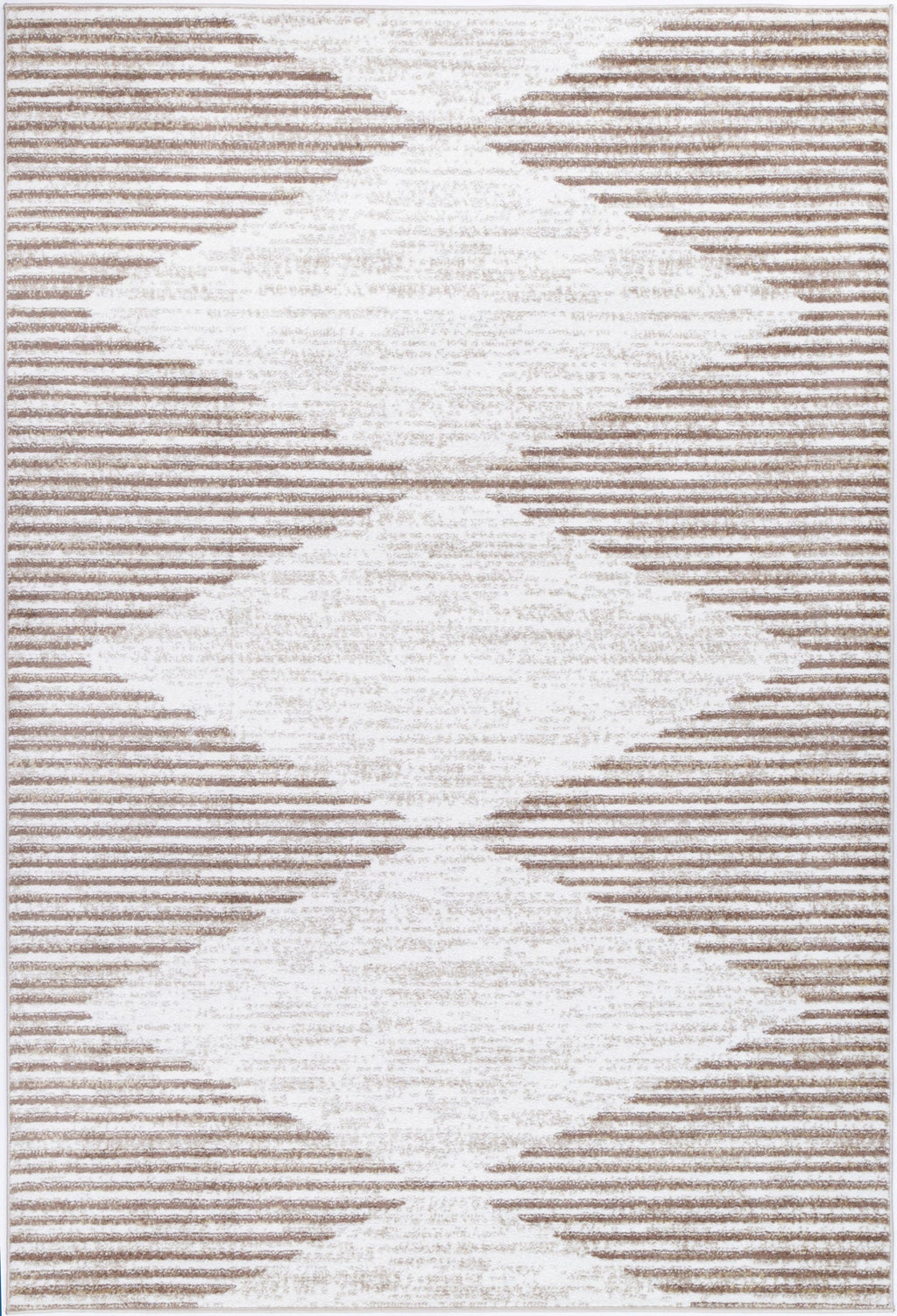 Kimberley Diamond Latte Contemporary Rug - 3LATT – view 2