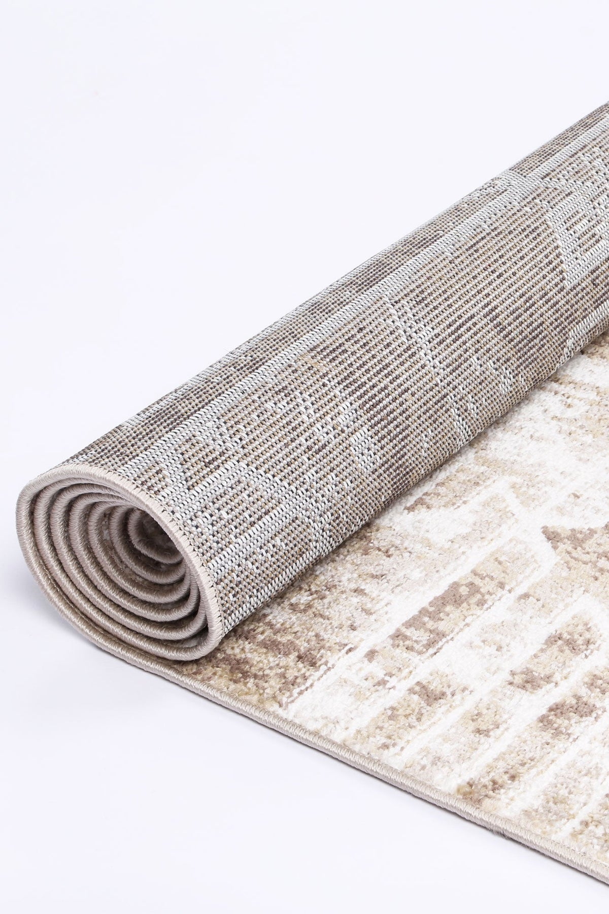 Kimberley Matrix Geometric Latte Rug - 4LATT – view 5