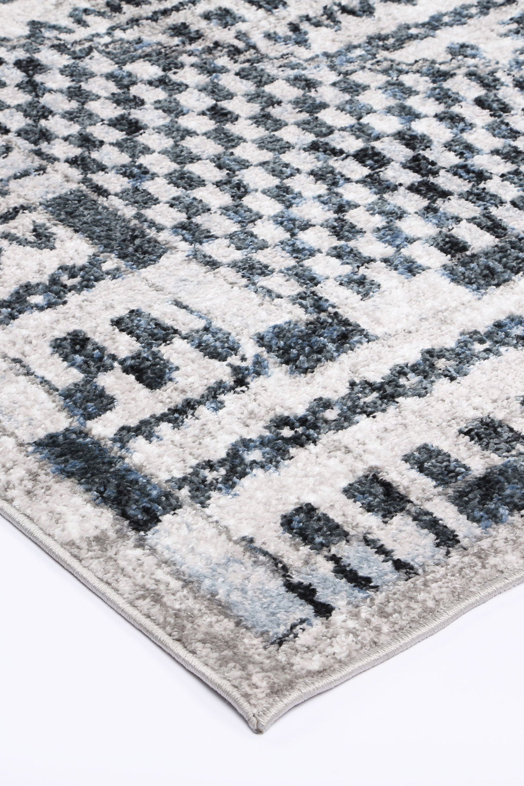 Kimberley Aztec Blue Contemporary Rug - 7BLUE – view 4