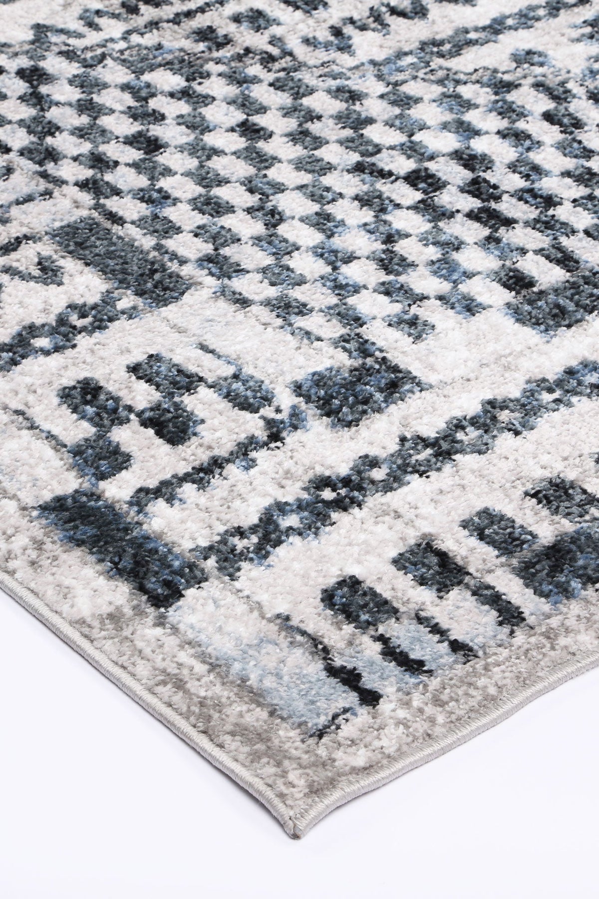 Kimberley Aztec Blue Contemporary Rug - 7BLUE – view 4