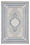 Kervan Rug AK187 Grey Blue Turkish Rug, Kervan Rug - A7114 Grey Gold Turkish Rug for Busy Homes