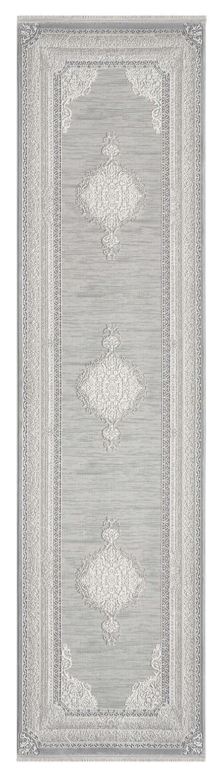 Kervan Rug AK187 Grey Grey Hallway Runner, Kervan Rug AK187 Grey Hallway Runner for Stylish Spaces