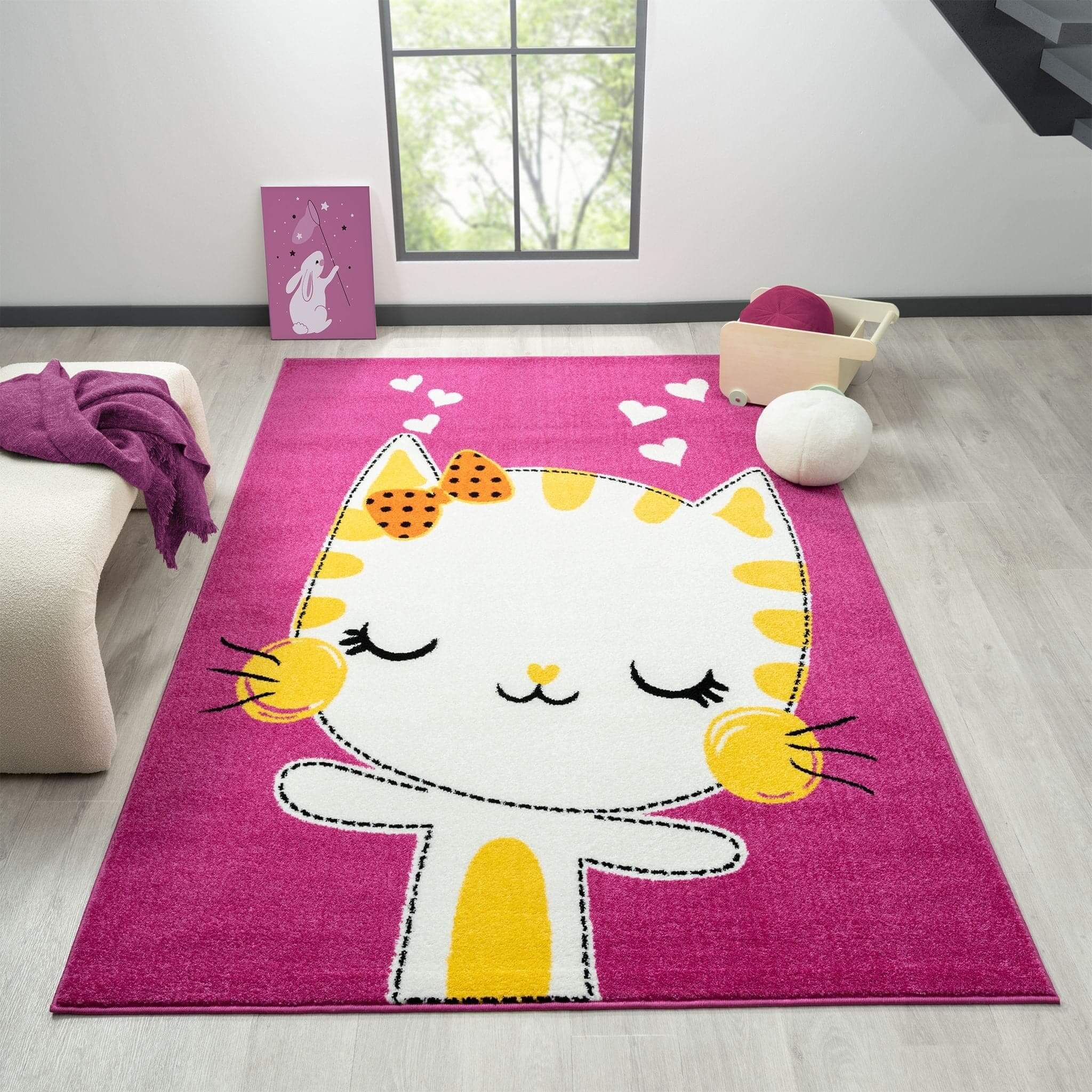Kids Rugs Kidsville 571 Pink