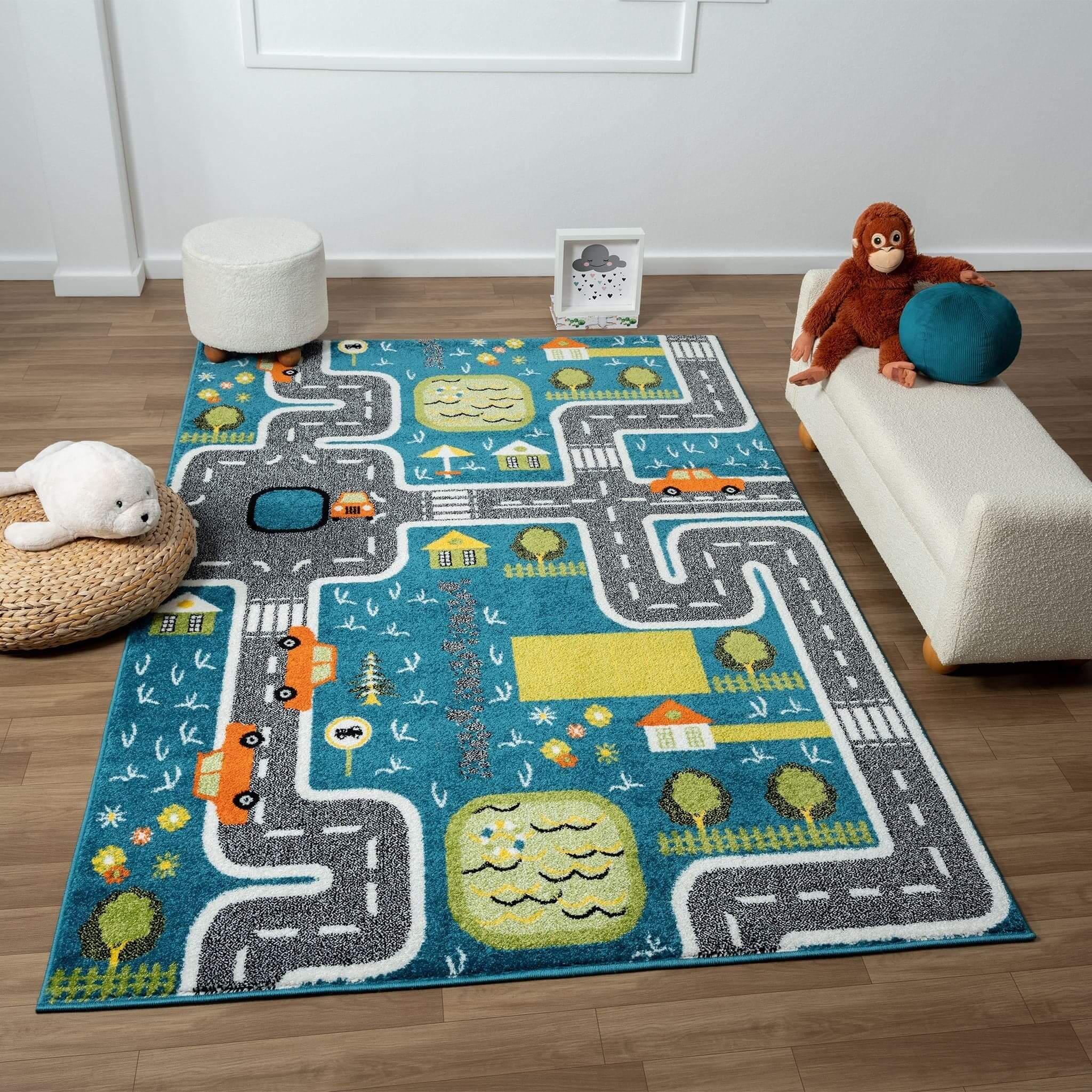 Kids Rugs Kidsville 574 Blue