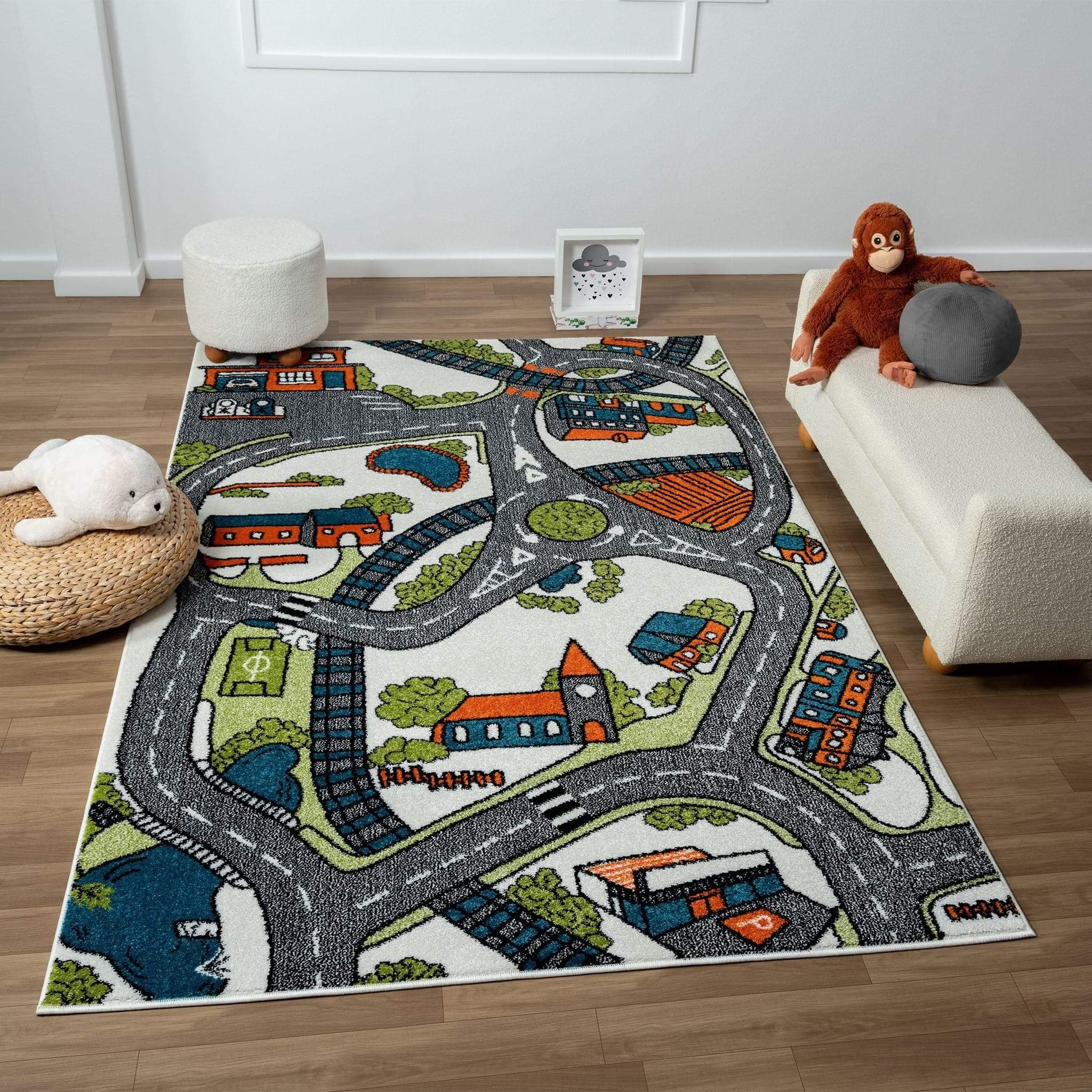 Kids Rugs Kidsville 575 Cream