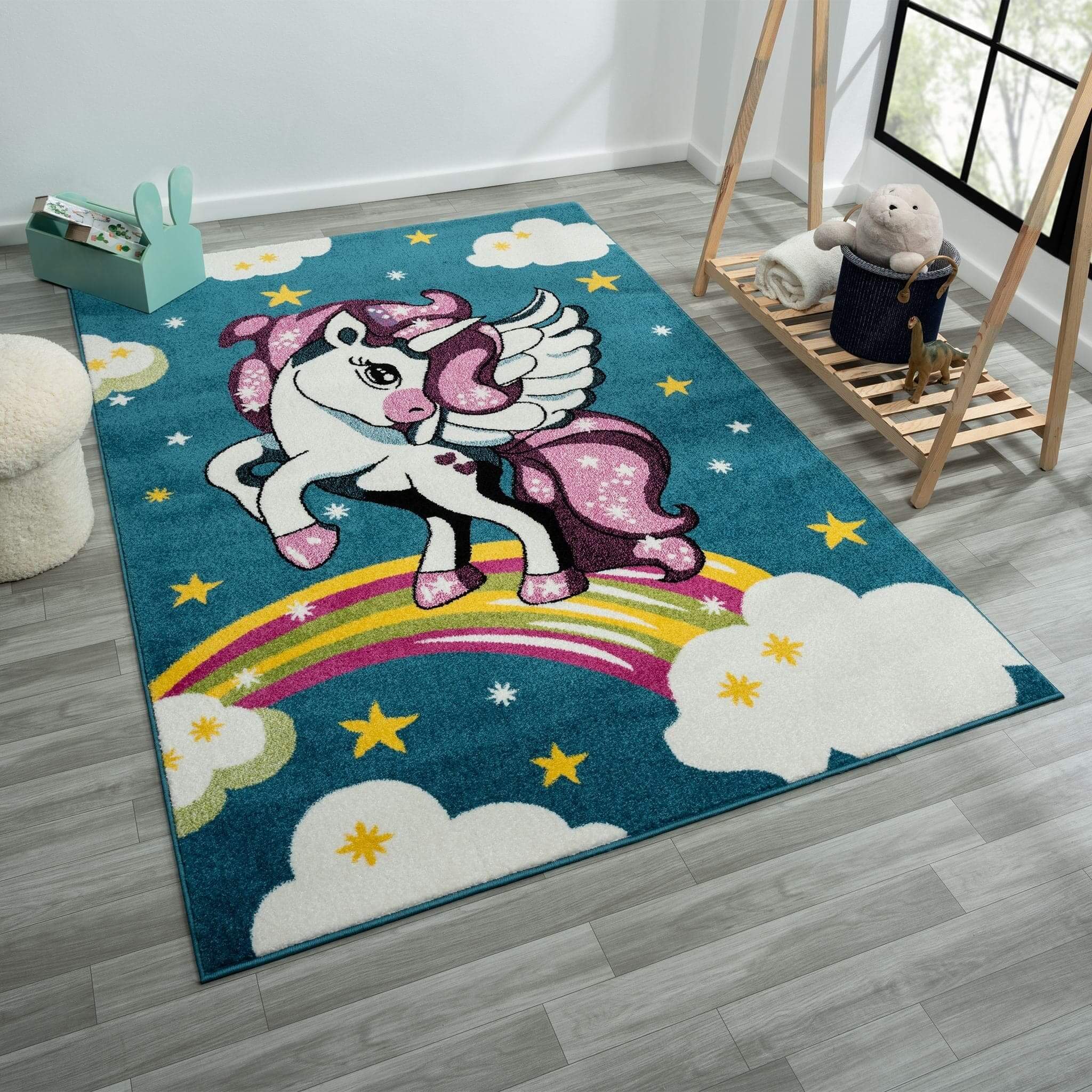 Kids Rugs Kidszone 581 Blue
