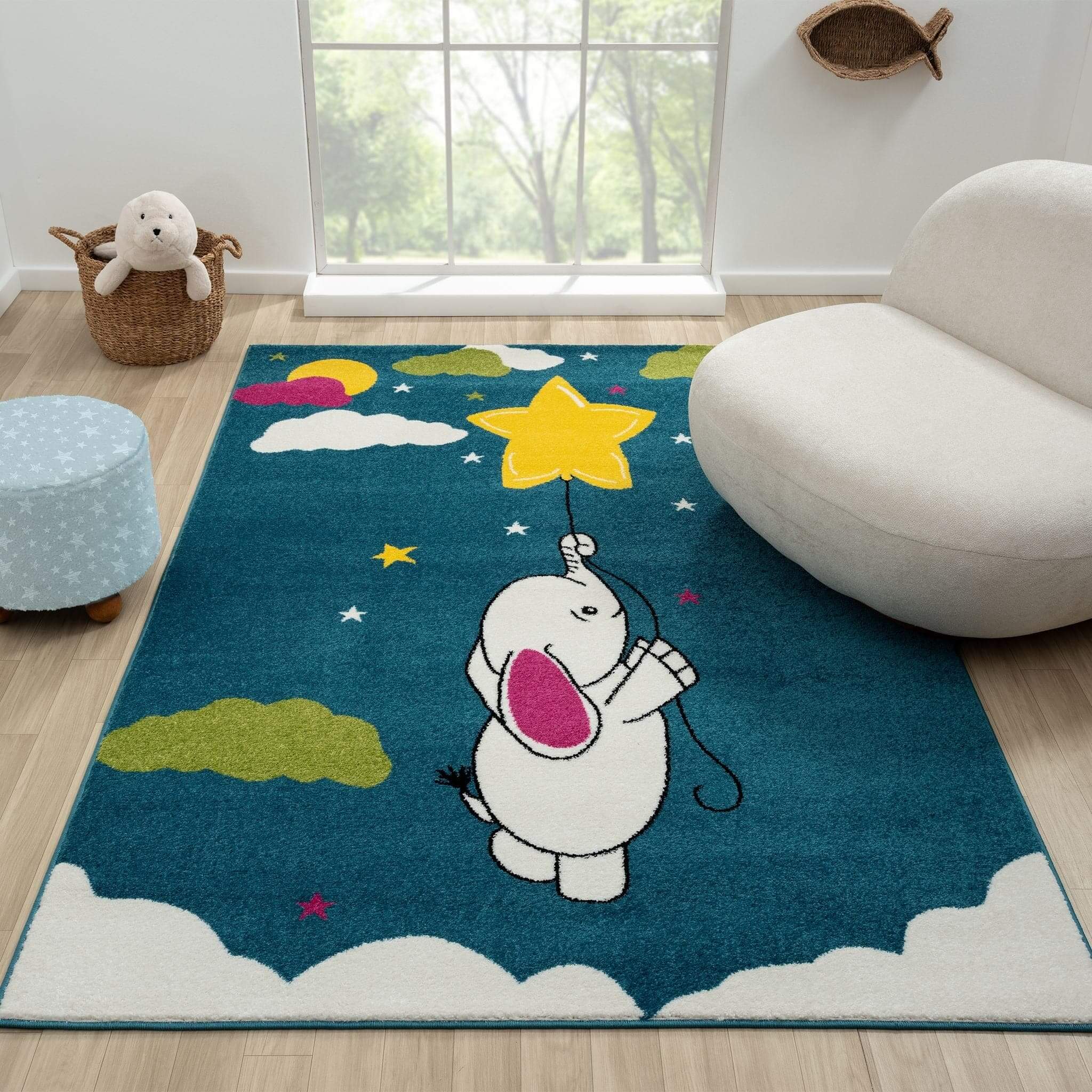 Kids Rugs Kidszone 585 Blue