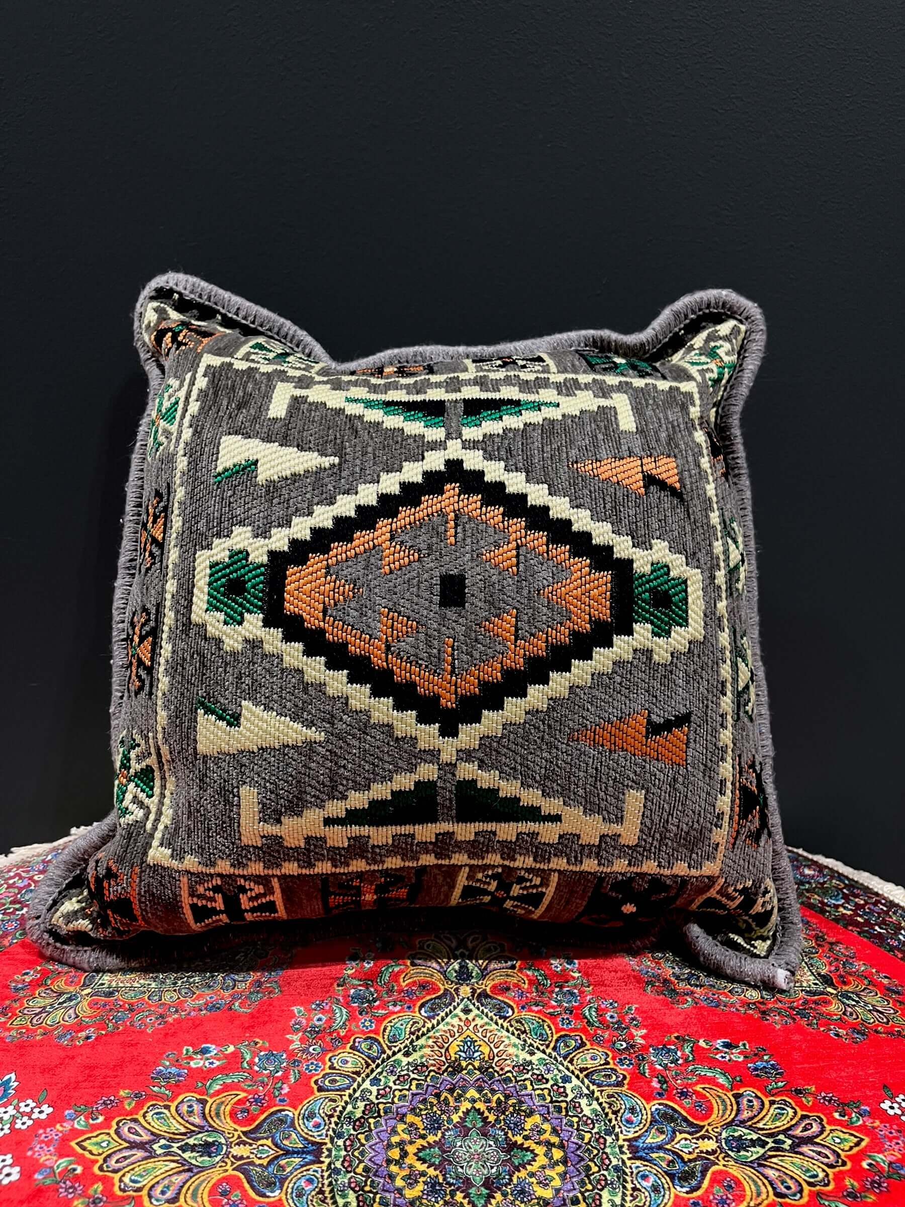 Kilim Cushion (Grey)