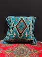 Kilim Cushion (Aqua)    