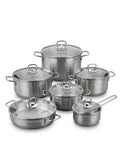 Korkmaz Astra Premium 18/10 Stainless Steel Cookware Set, premium stainless steel cookware set for reliable cooking.