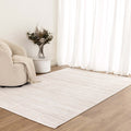 Lazer LA07 Neutral Modern Textured Rug - detail 4