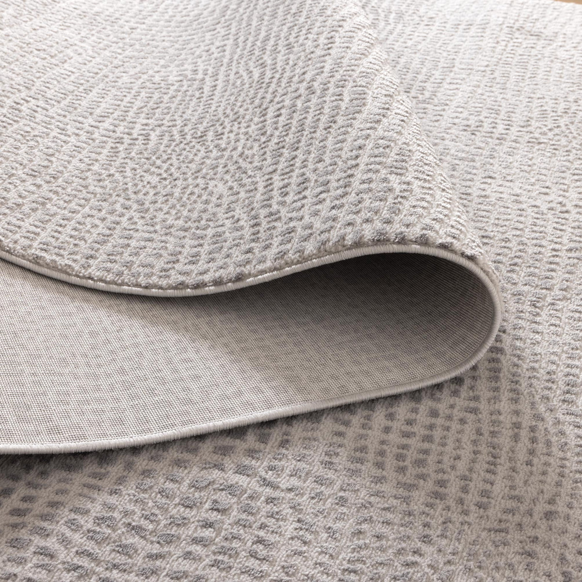 Lara Cobblestone Grey Rug – view 4