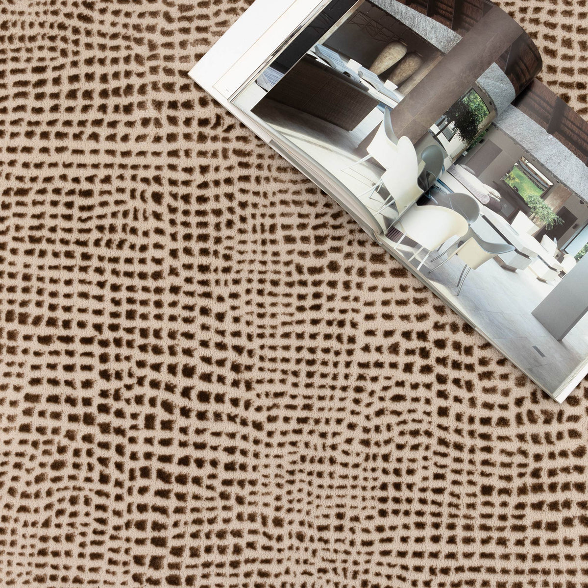 Lara Cobblestone Brown Beige Rug – view 5
