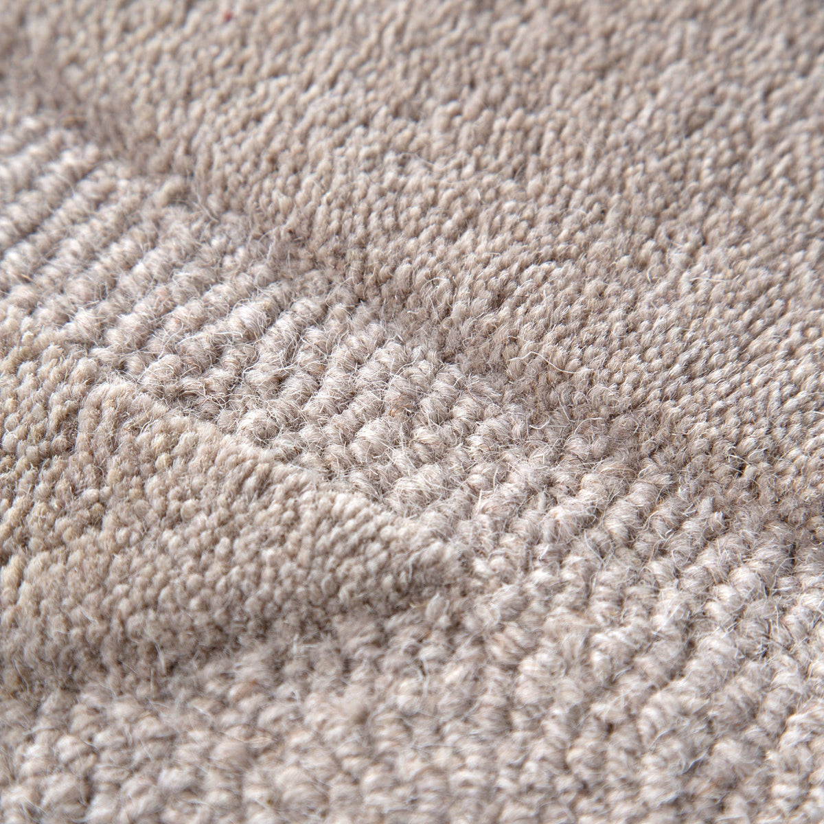 Les Nomades Ellipse Beige Wool Rug – view 6