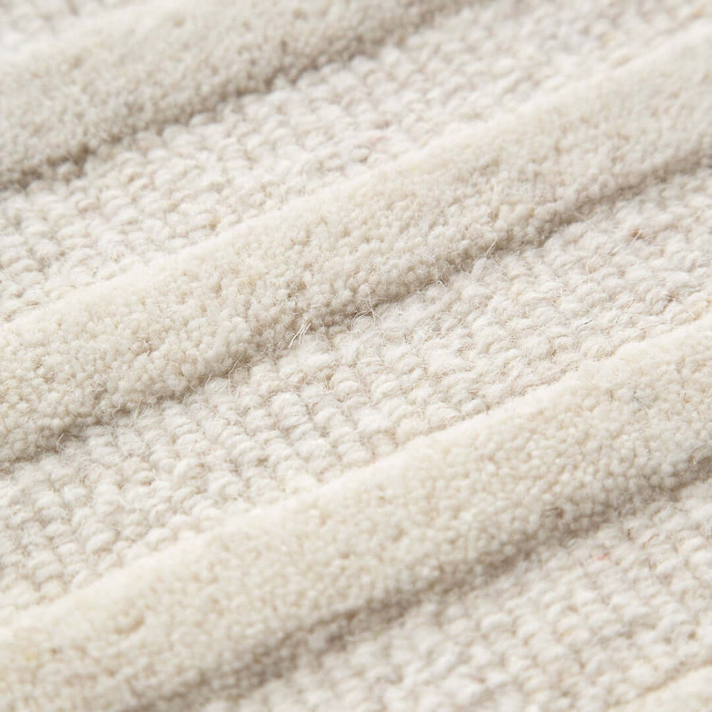 Les Nomades Felix Cream wool rug - alternate view