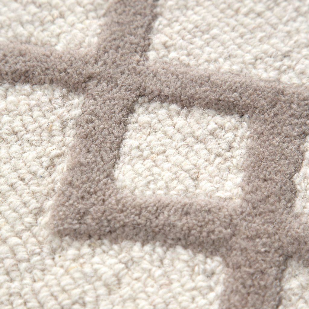 Les Nomades Senso Beige Wool Rug – view 6
