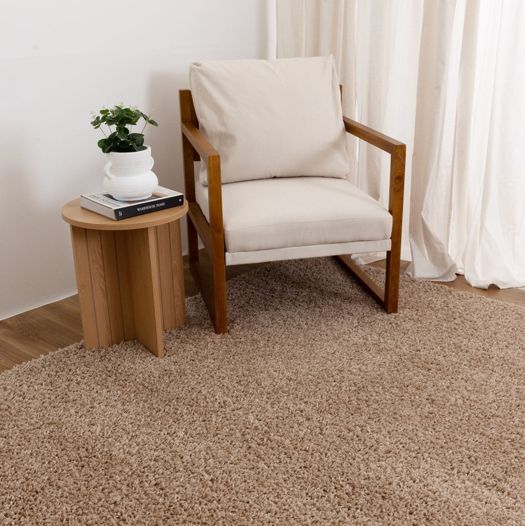 Florence Light Beige Shaggy Rug – view 5