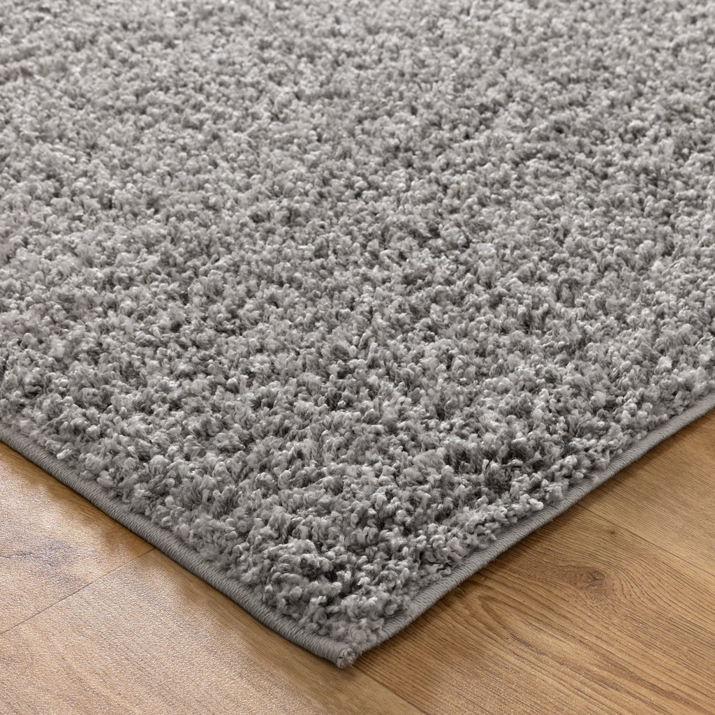 Florence Light Grey Shaggy Rug – view 3
