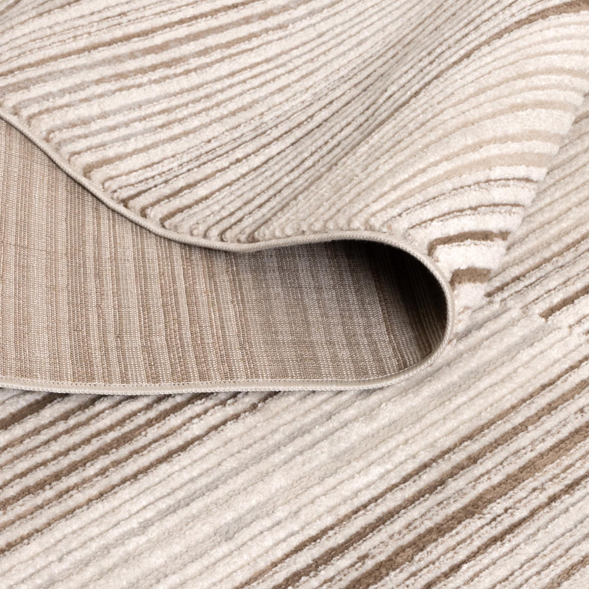 Sierra Lines Beige Brown Rug – view 4