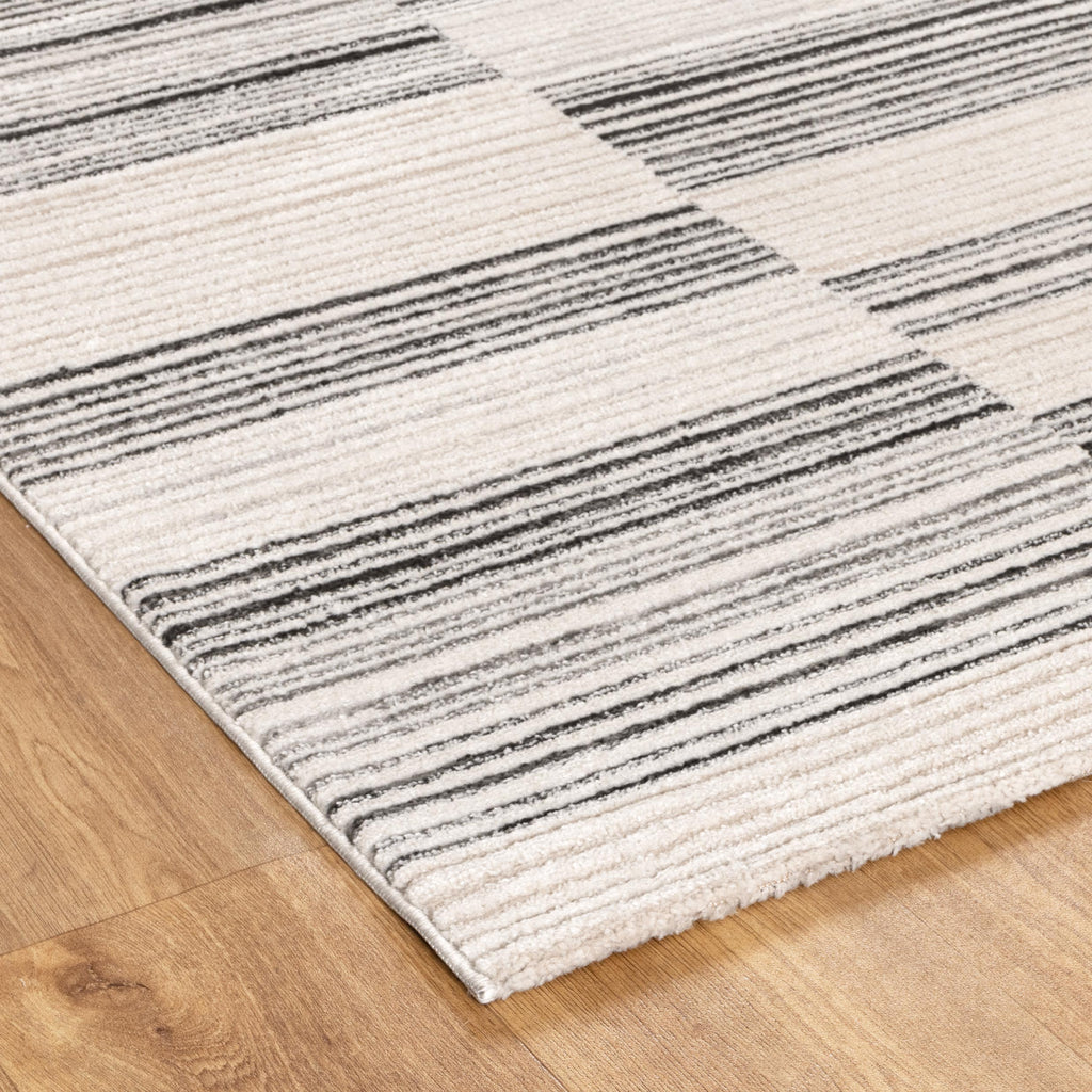 Sierra Lines Grey Rug – view 3